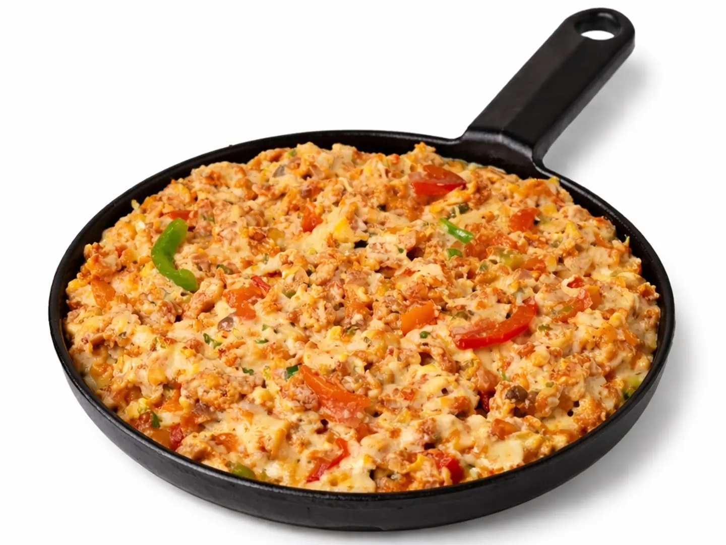 صحن شكشوكة جبن سائل