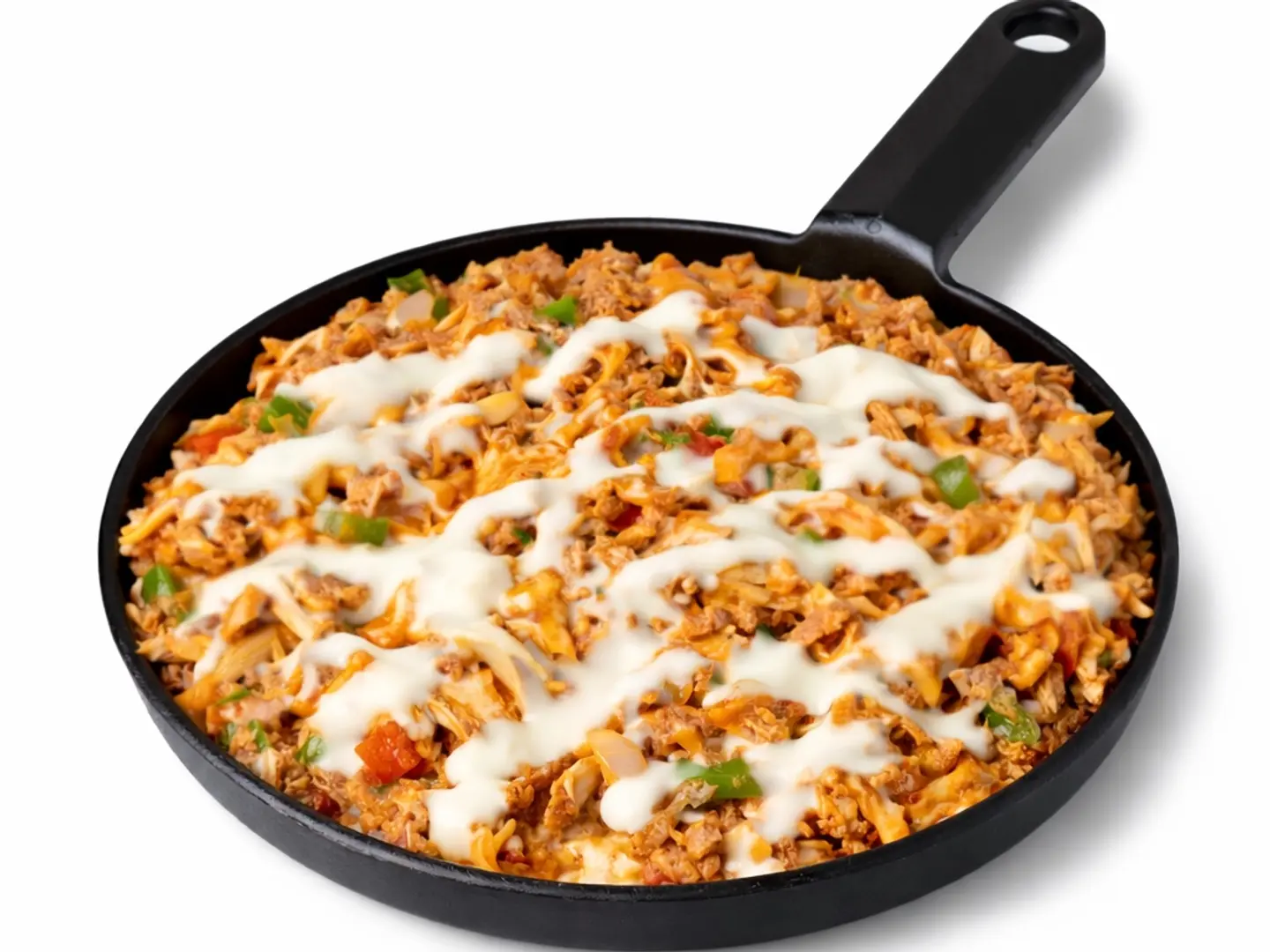 صحن تونة جبن سائل