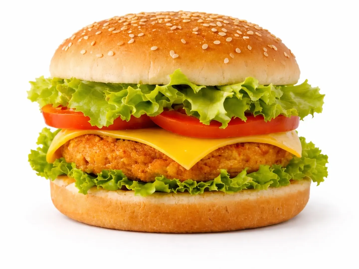 سندويتش برجر دجاج سادة