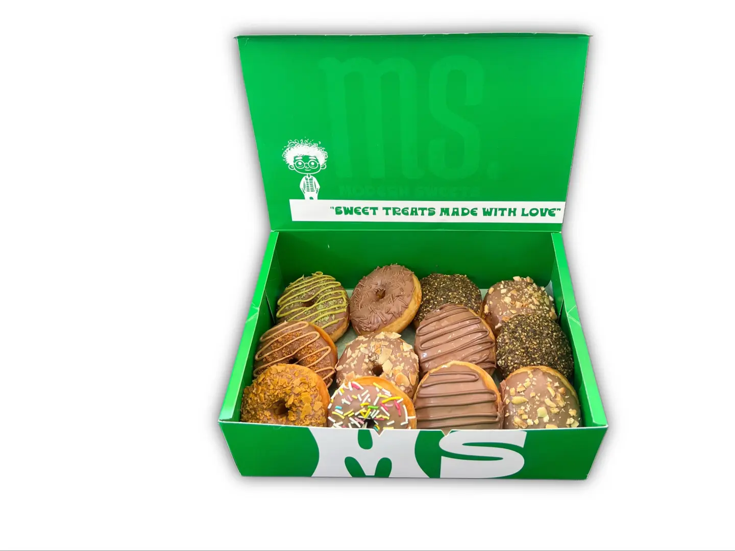 بوكس 12 حبه دونات مشكل