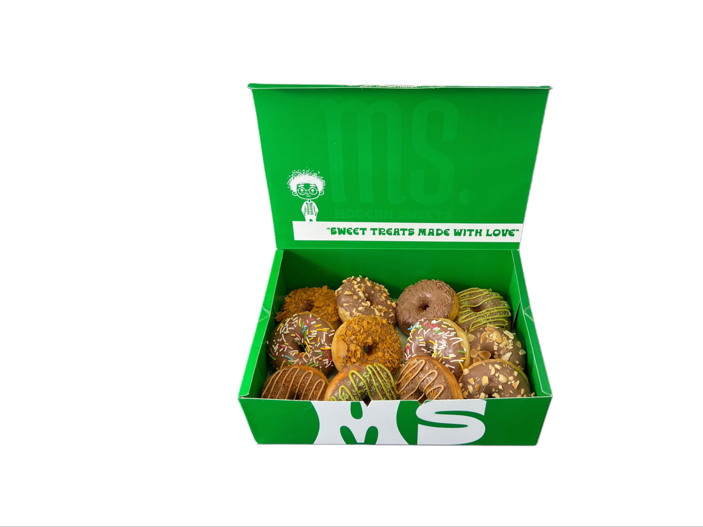 بوكس 12 حبه دونات ساده