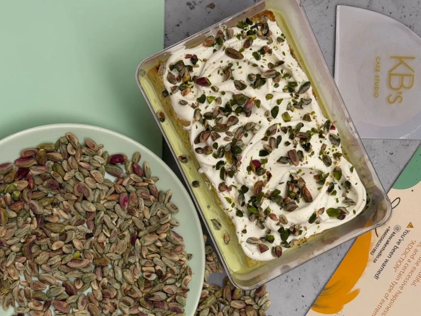 Mini Pistachio Tres Leches