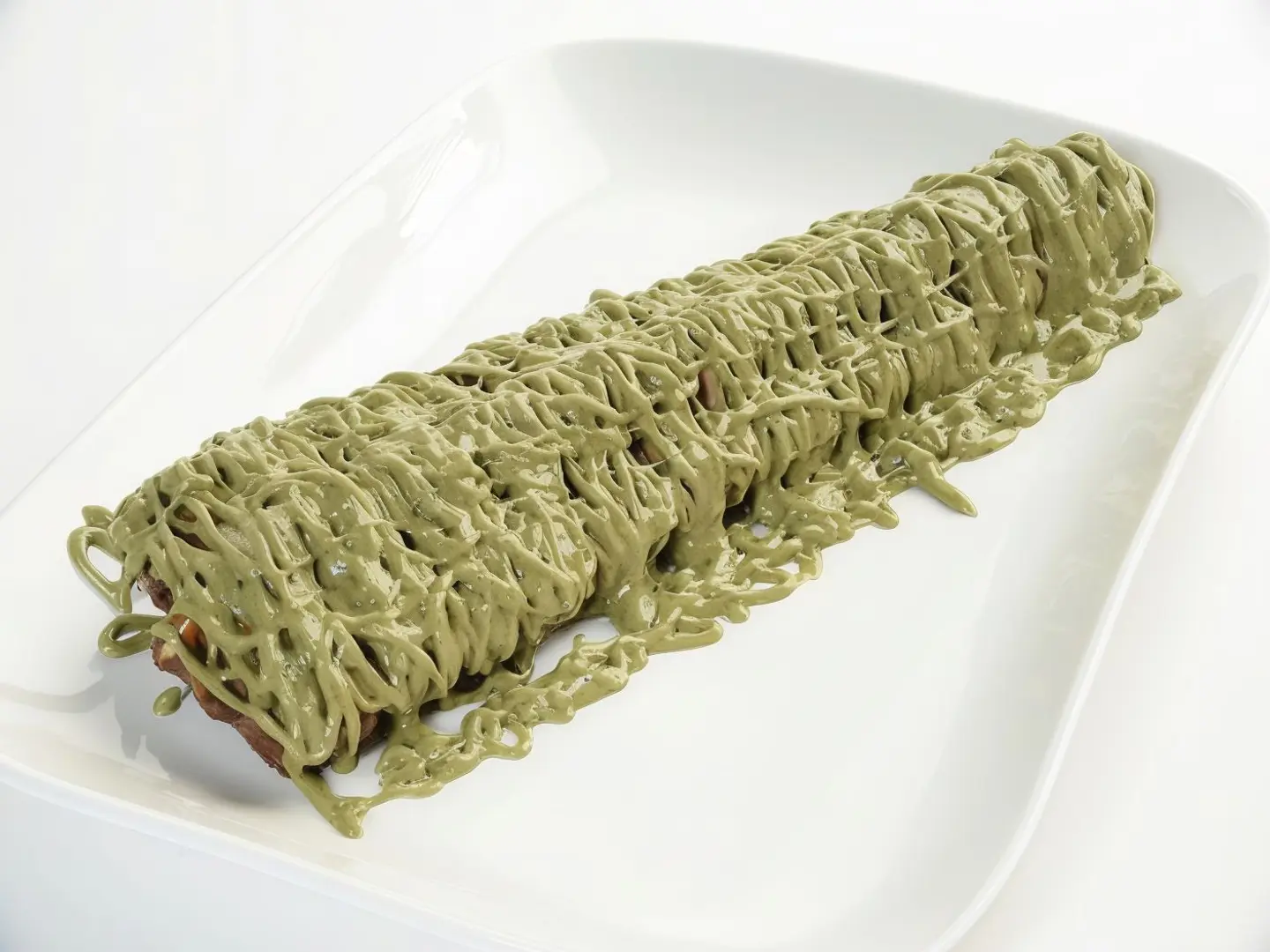 Pistachio Steak Waffle