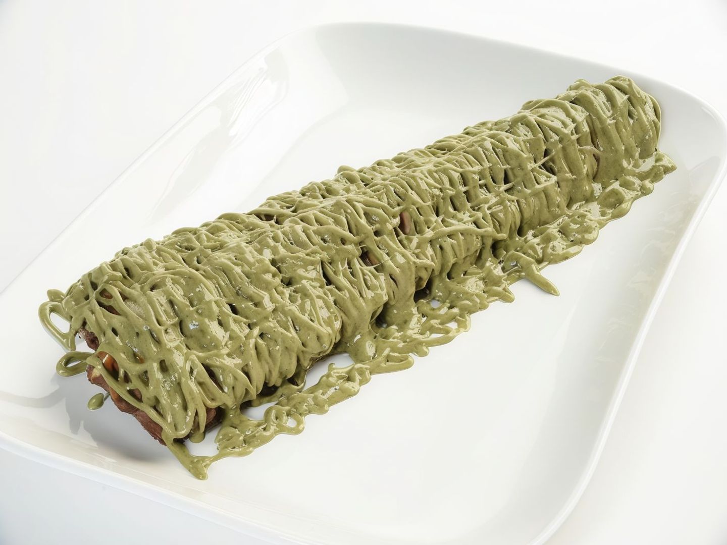 Pistachio Steak Waffle