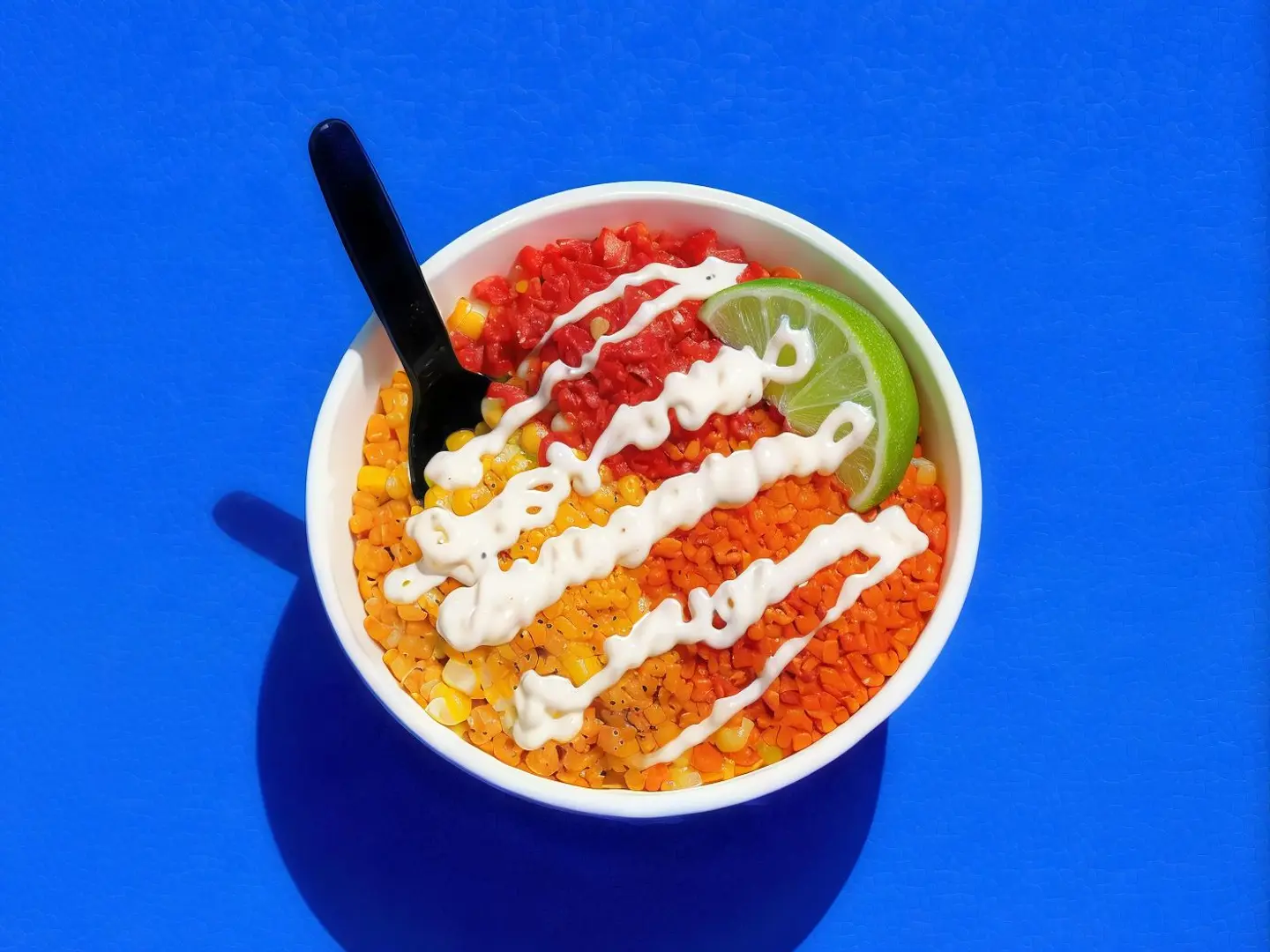 Corn With Ranch Sauce