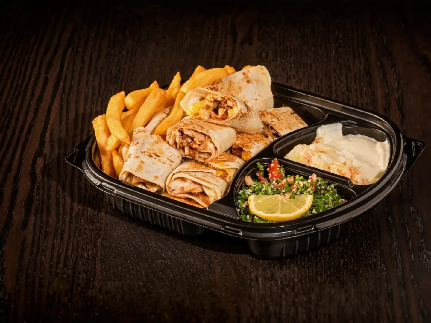 صحن عربي دجاج مع الجبن- صغير - صغير