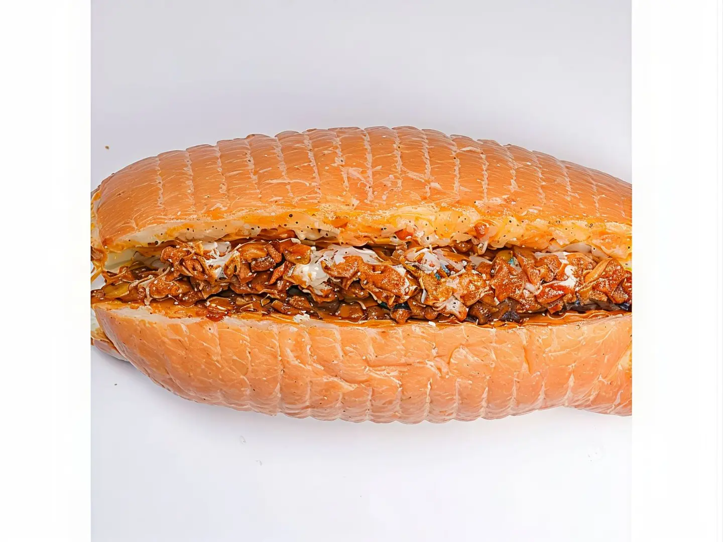 صامولي لحم مع الجبن