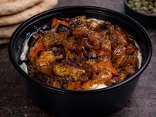 حمسة لبنة بالباذنجان