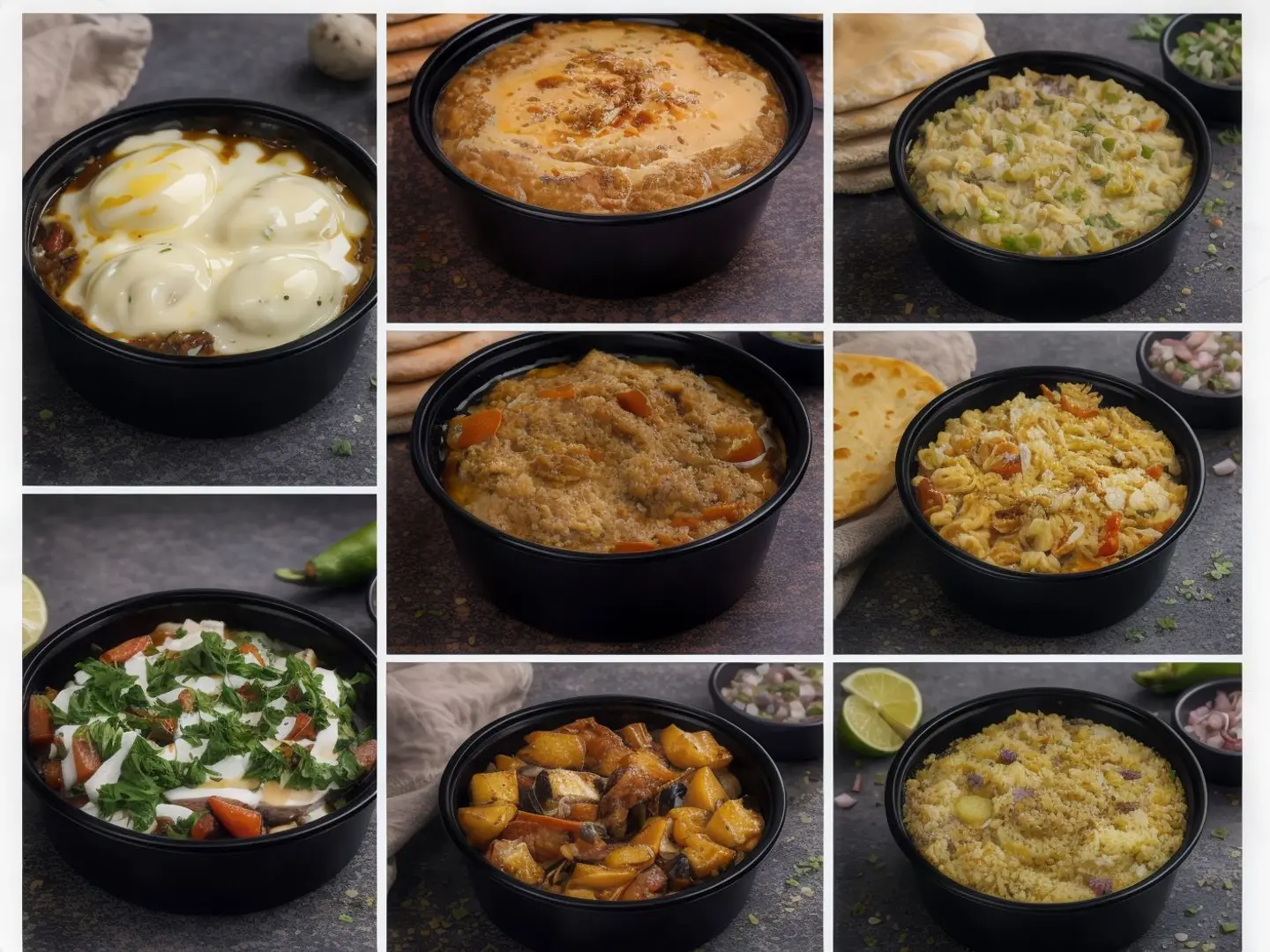 Your Choice Of Breakfast Box With 8 Dishes