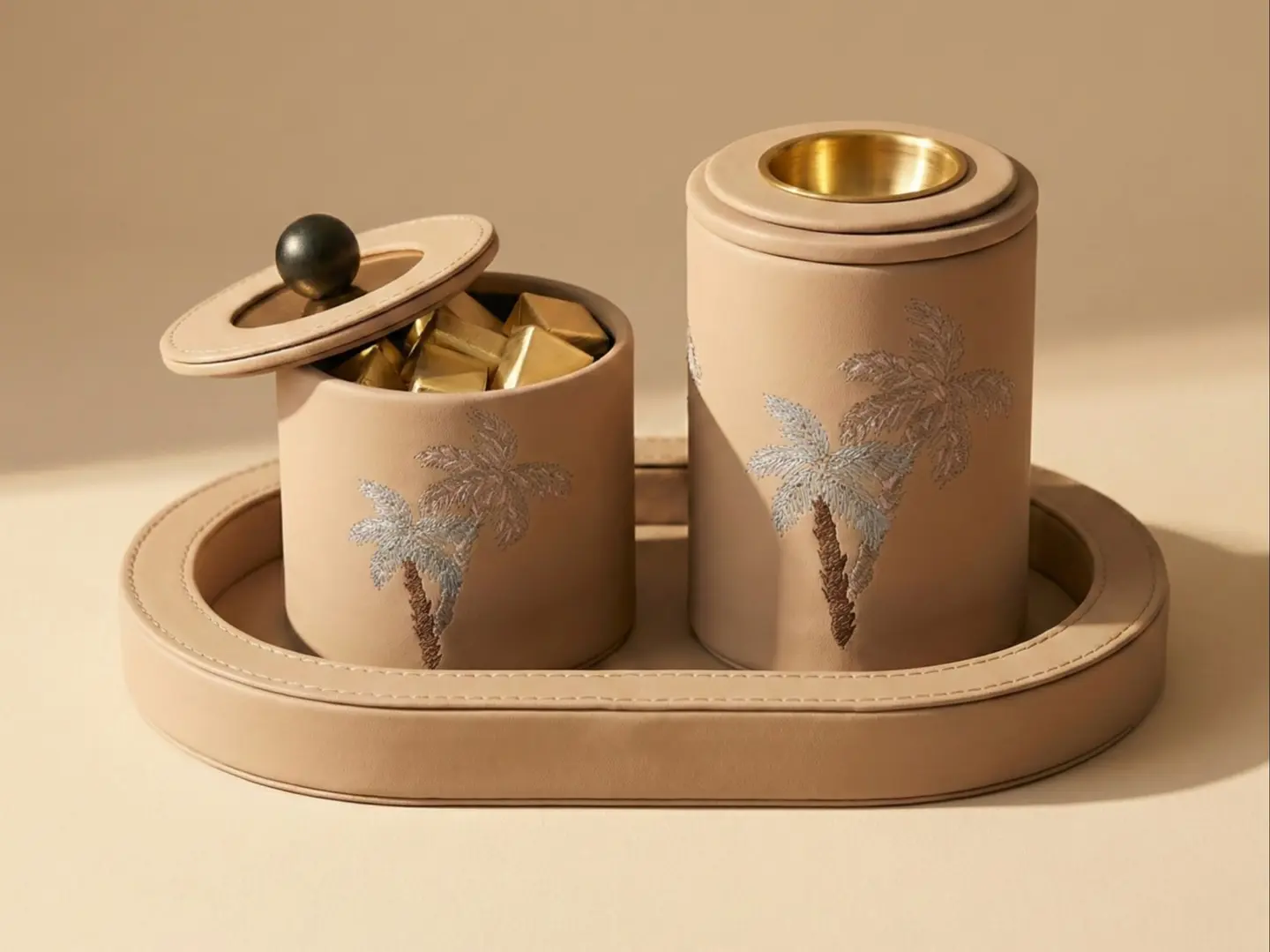 Bokor Tray With Chocolate