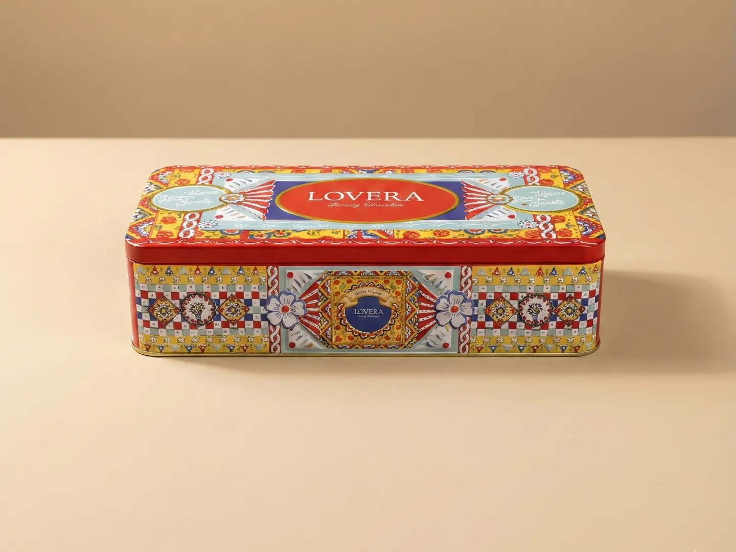 بوكس معدني شوكولاتة مغلفة ٥٠٠ جرام