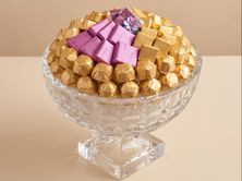 صينية كريستال برو ميني مغلف خزامى