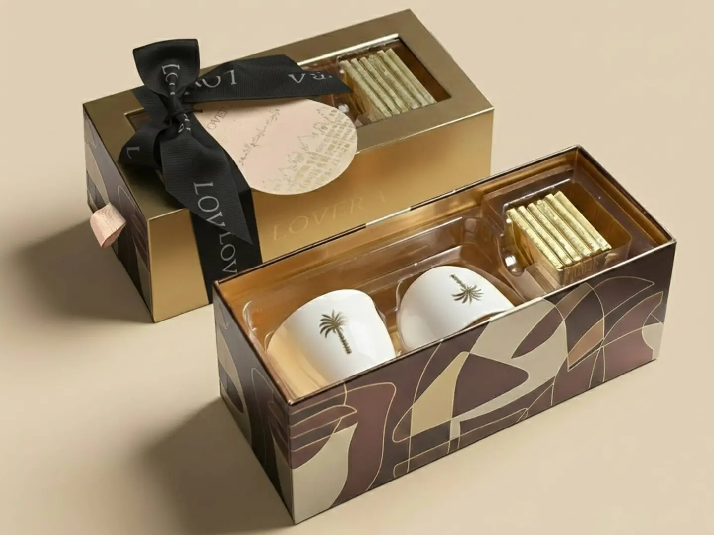 Saudi Coffee Cup Box With Chocolates