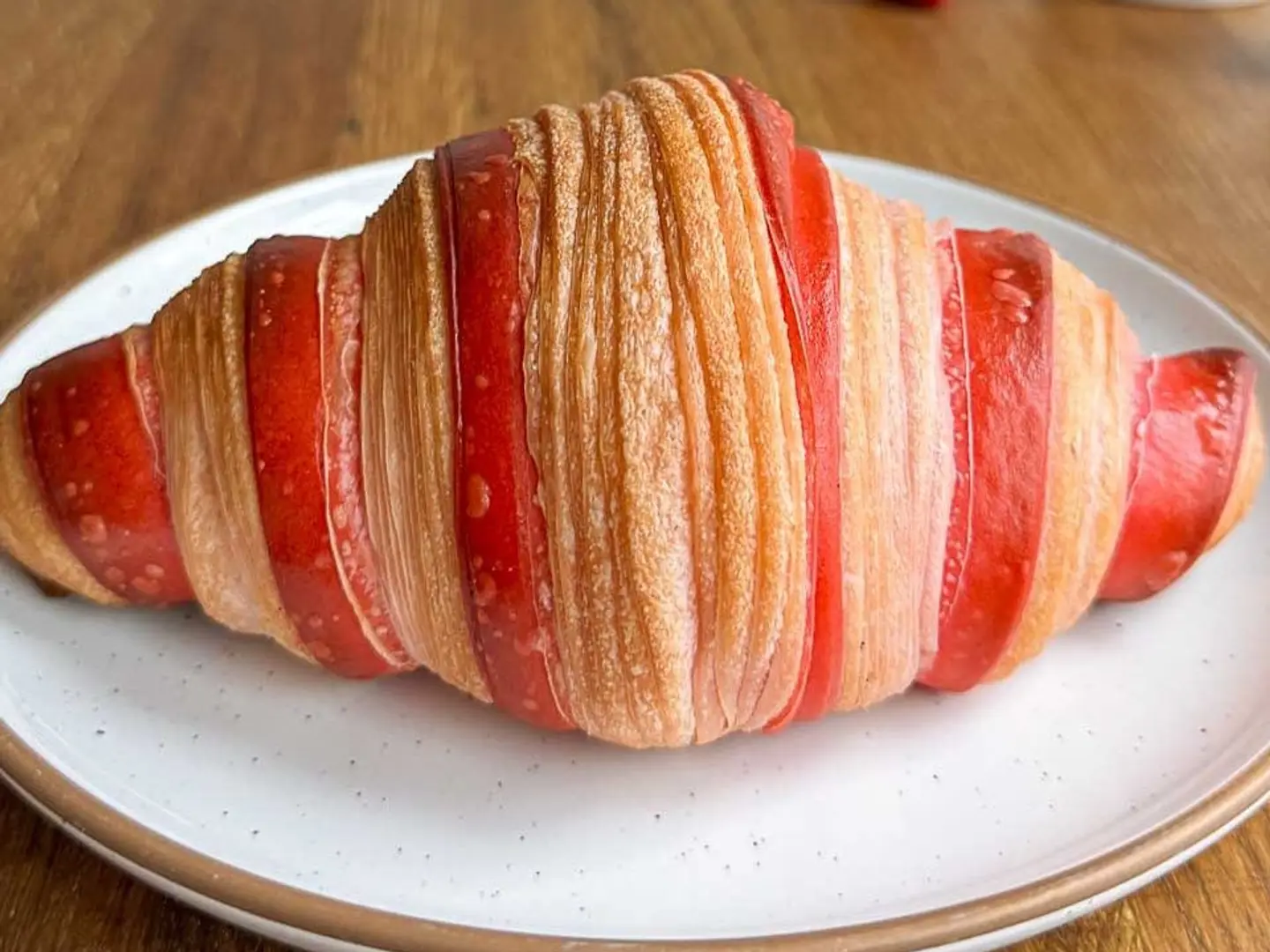 Raspberry Croissant