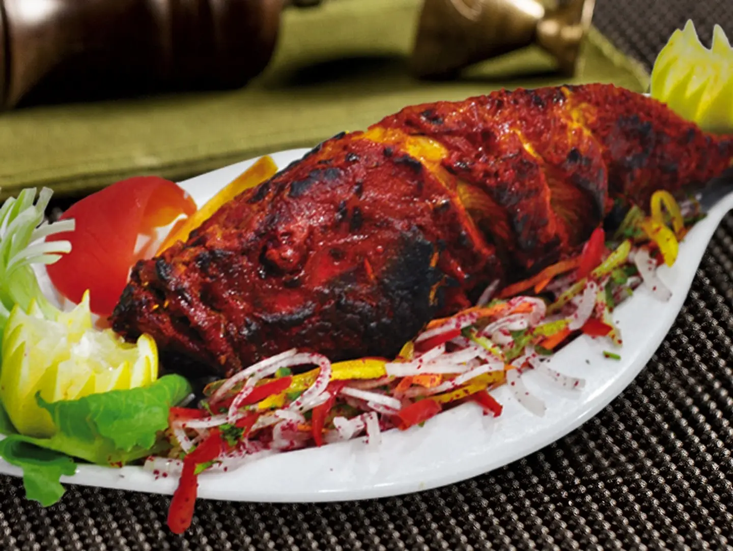 سمك هامور مشوي