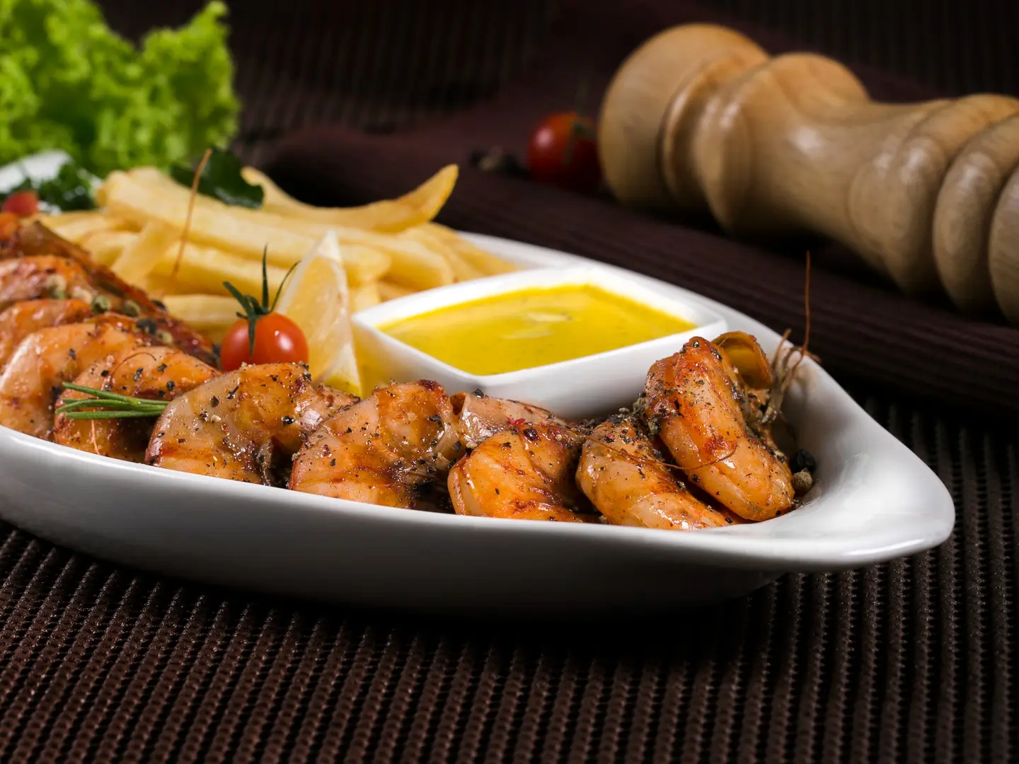 روبيان مشوي