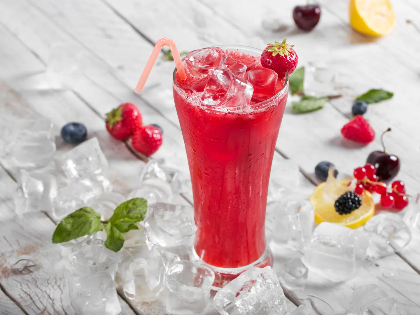 عصير فراولة