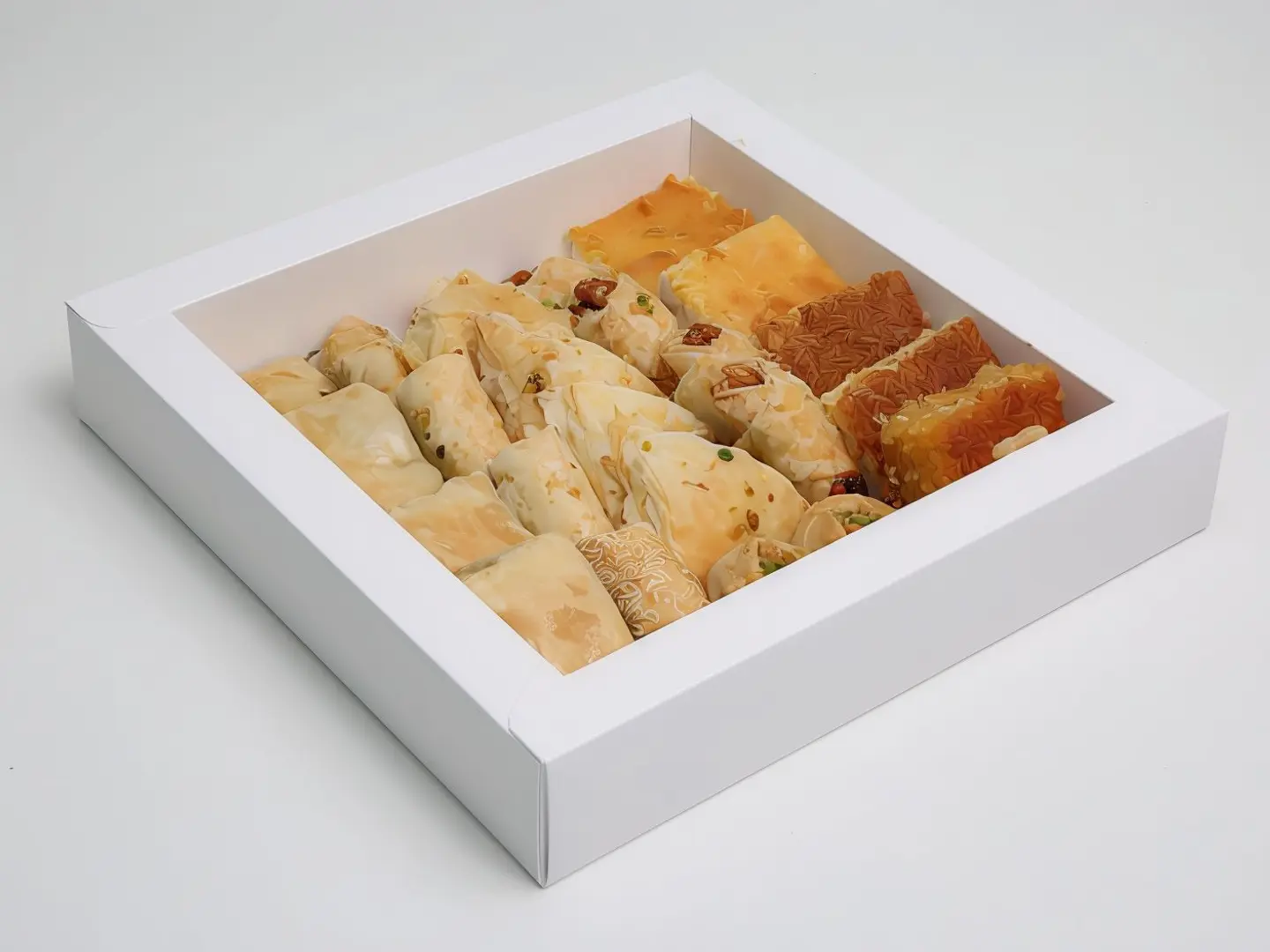 بوكس حلويات شرقية مشكل وسط