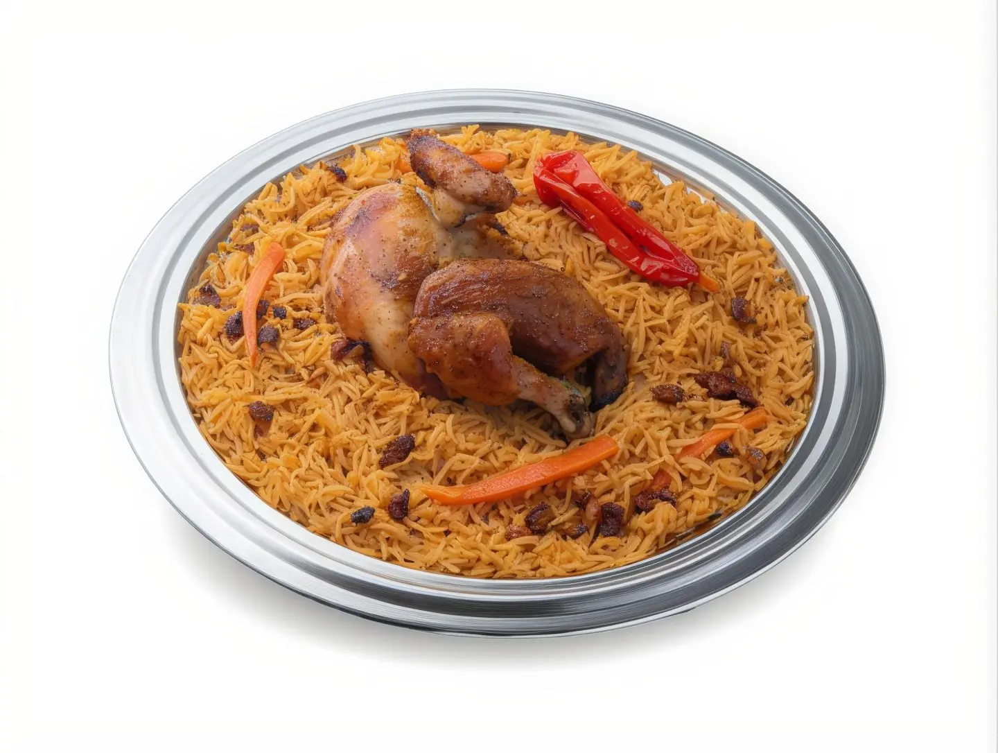 نص حبة دجاج شواية