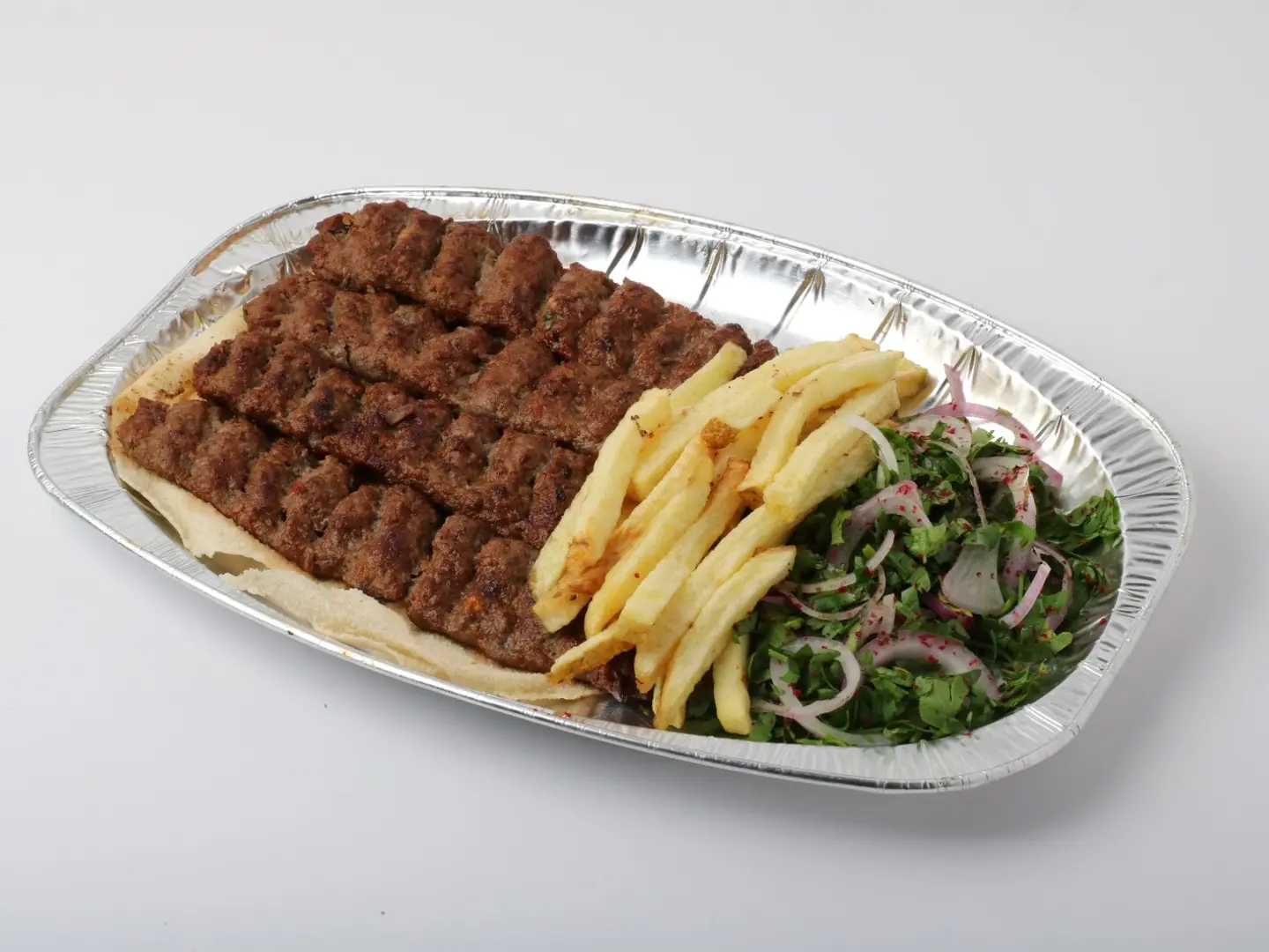 صحن كباب لحم وسط