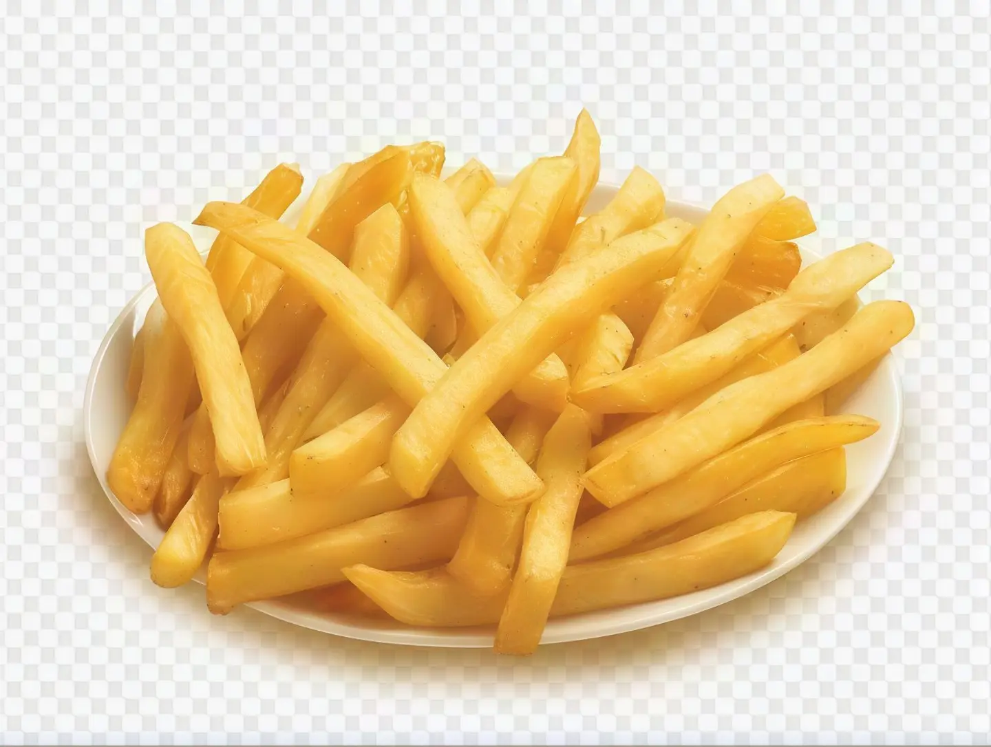 صحن بطاطس طازج كبير