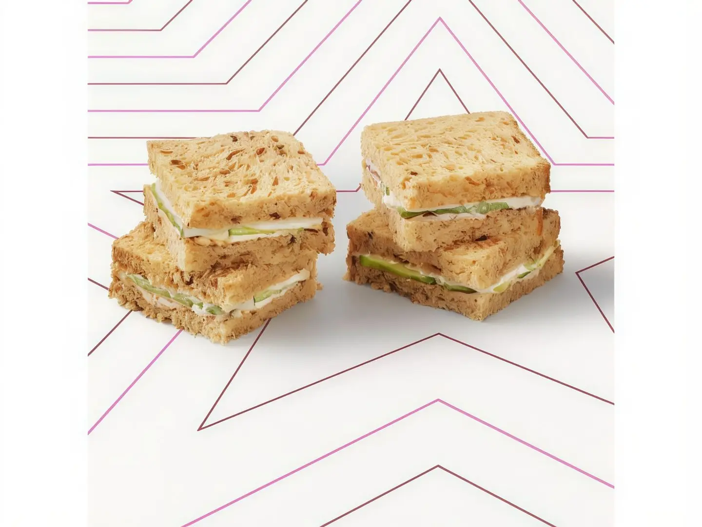 Superkids Cream Cheese And Cucumber Sandwich