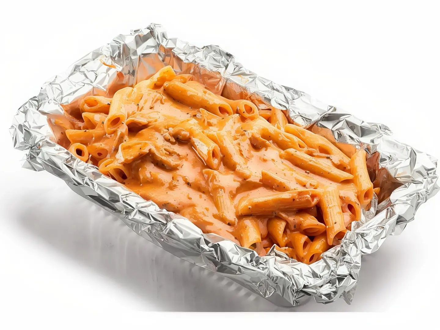 Pasta In Foil With Red Sauce - Plain