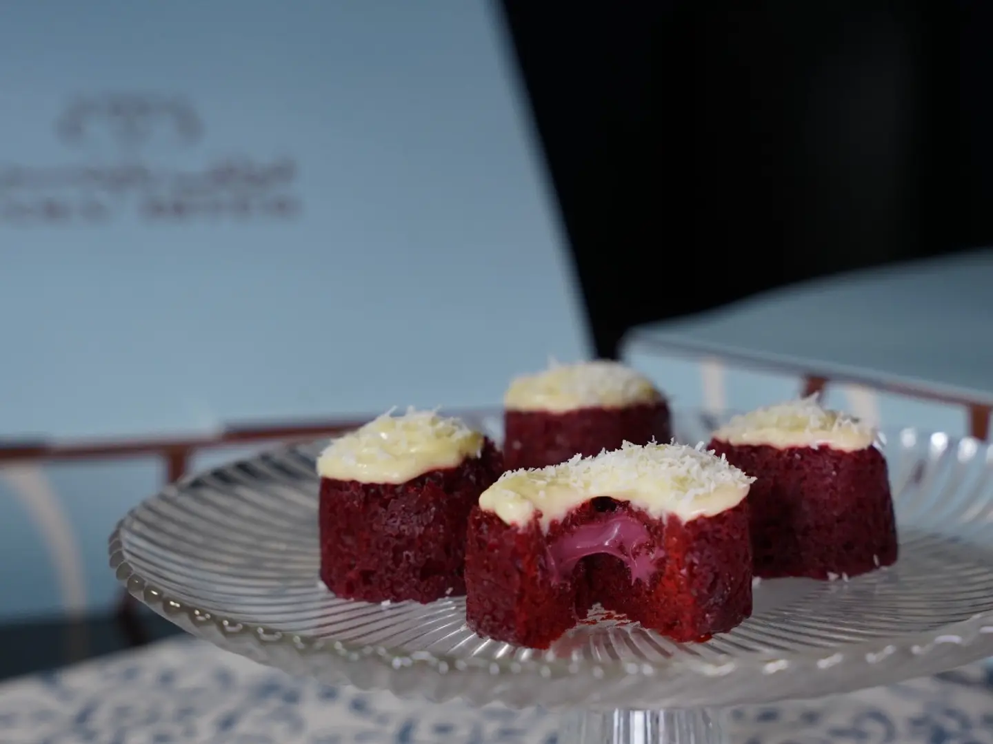 Mini Red Velvet With Berry Filling