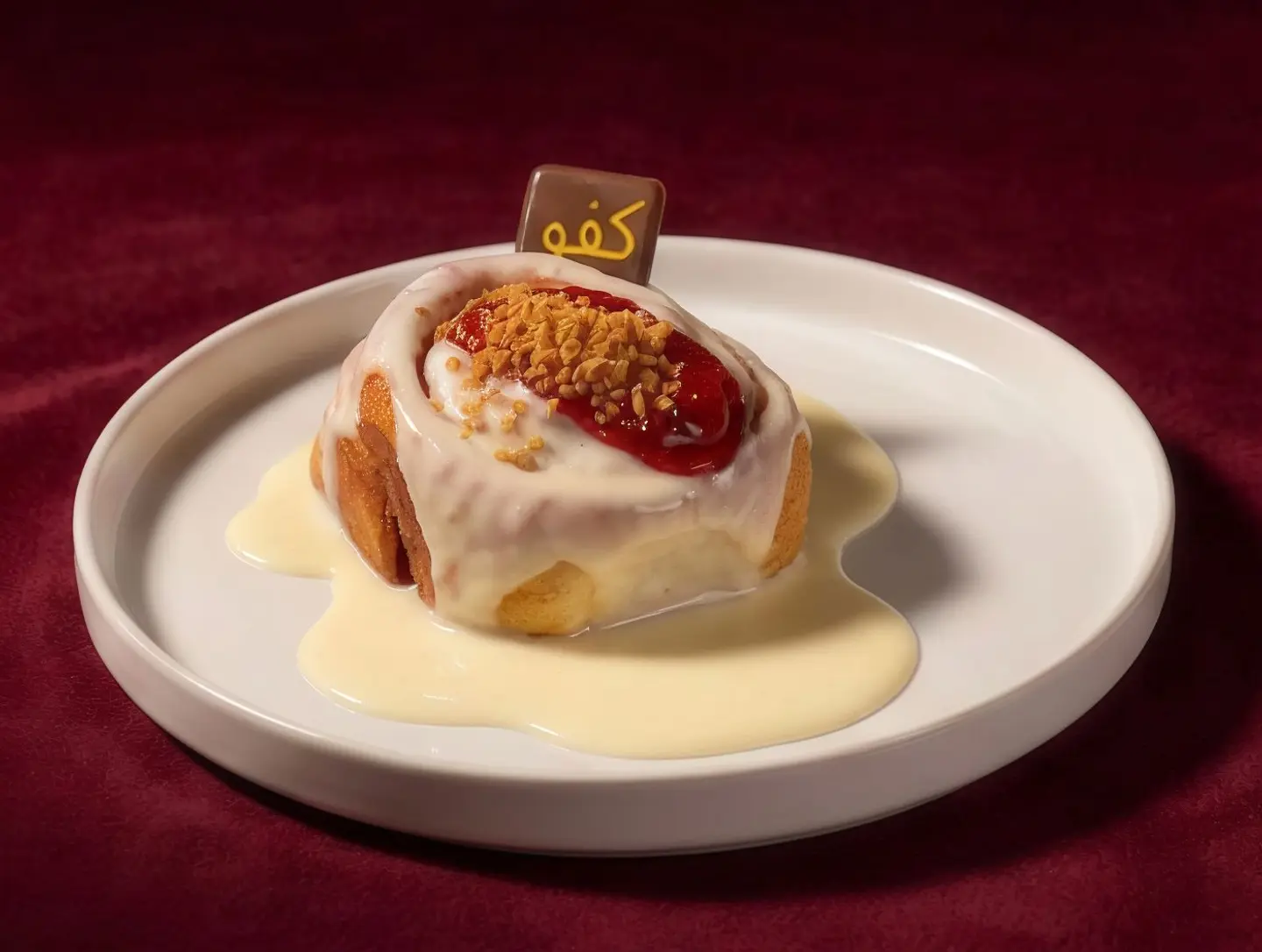 Raspberry Cinnamon Roll