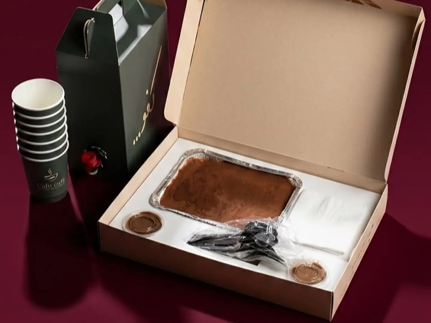 Tiramisu Box With Coffee Box
