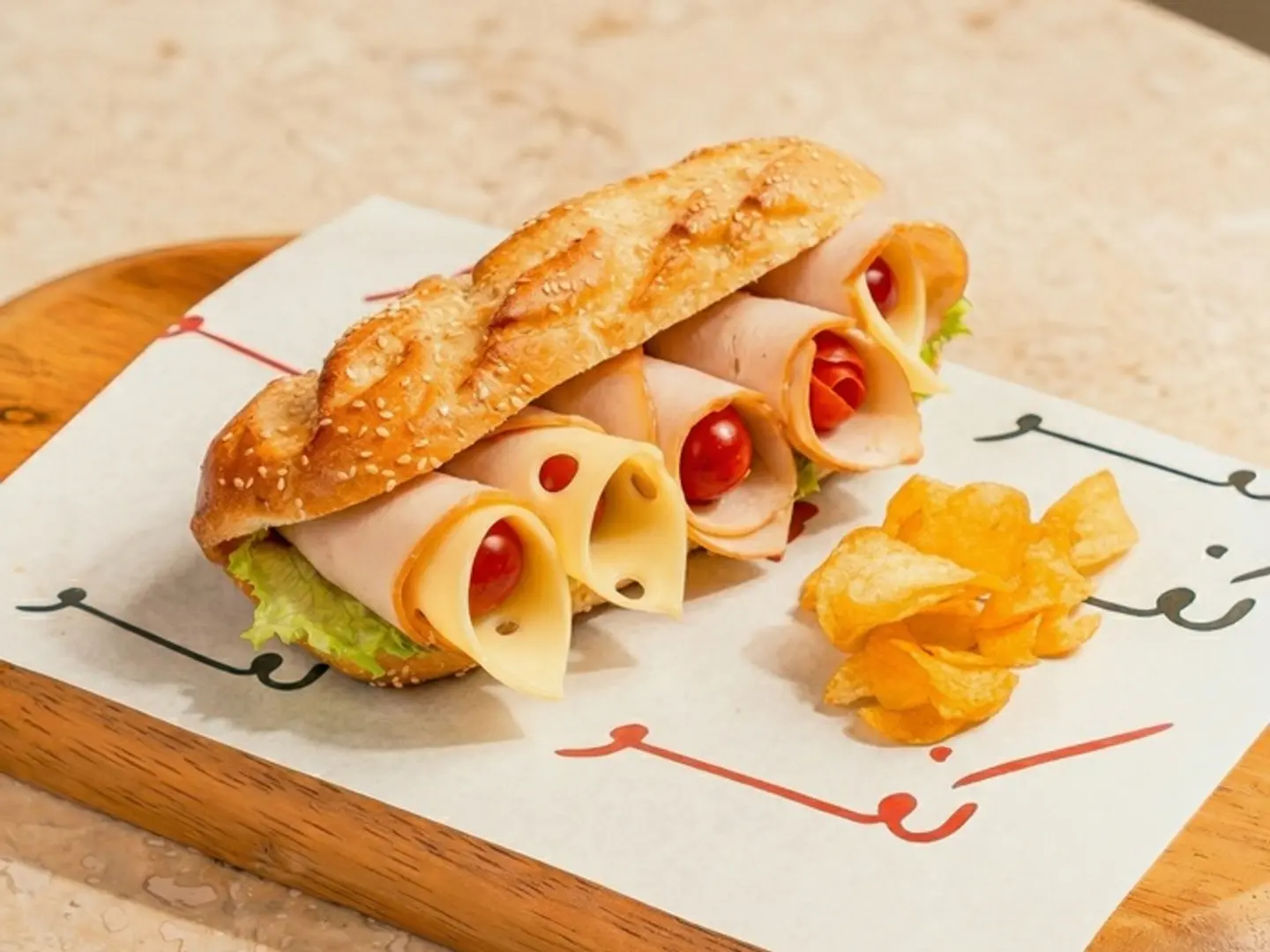 Riyadh Club Turkey Sandwich