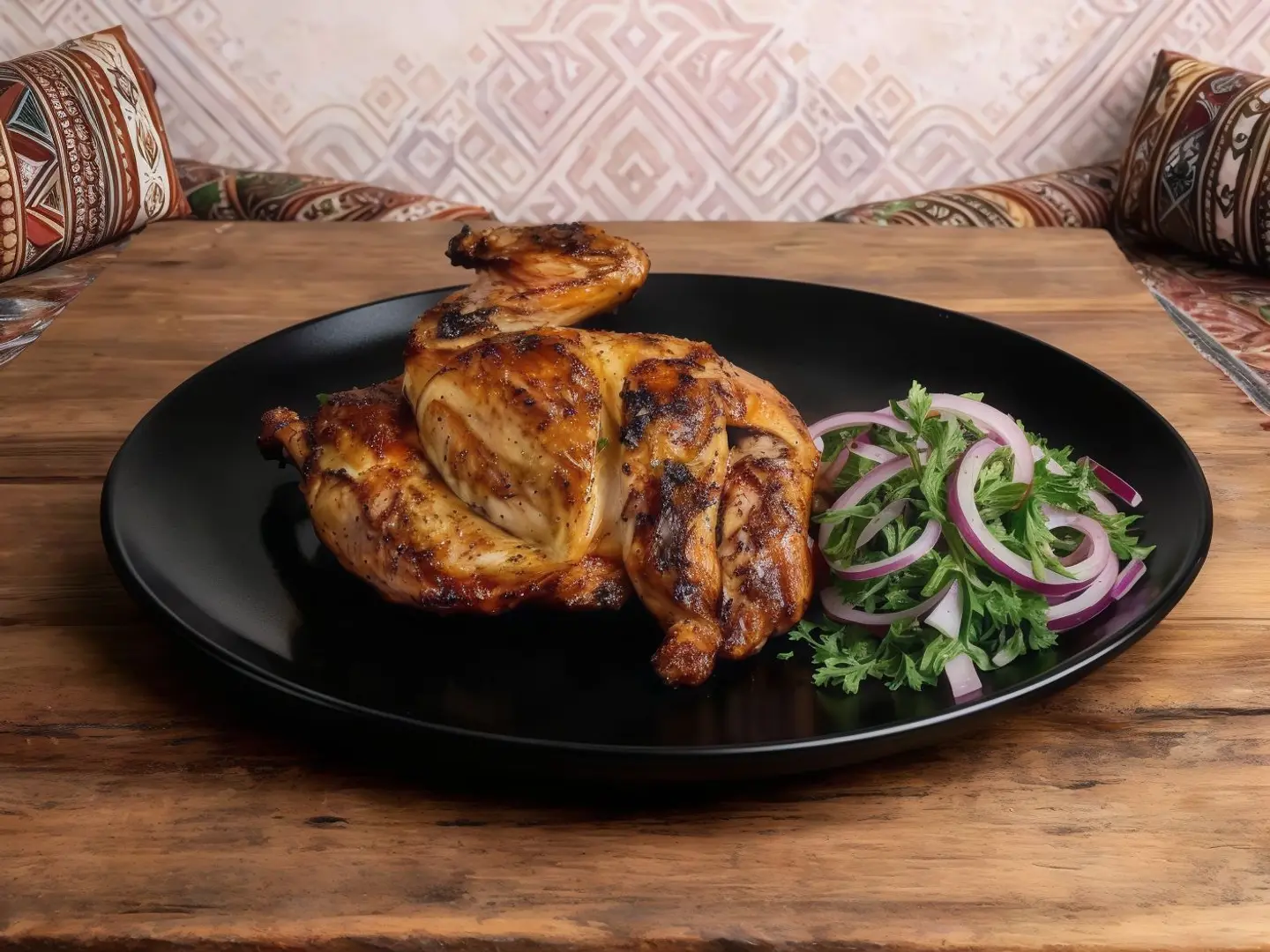 نص دجاج مظبي ساده