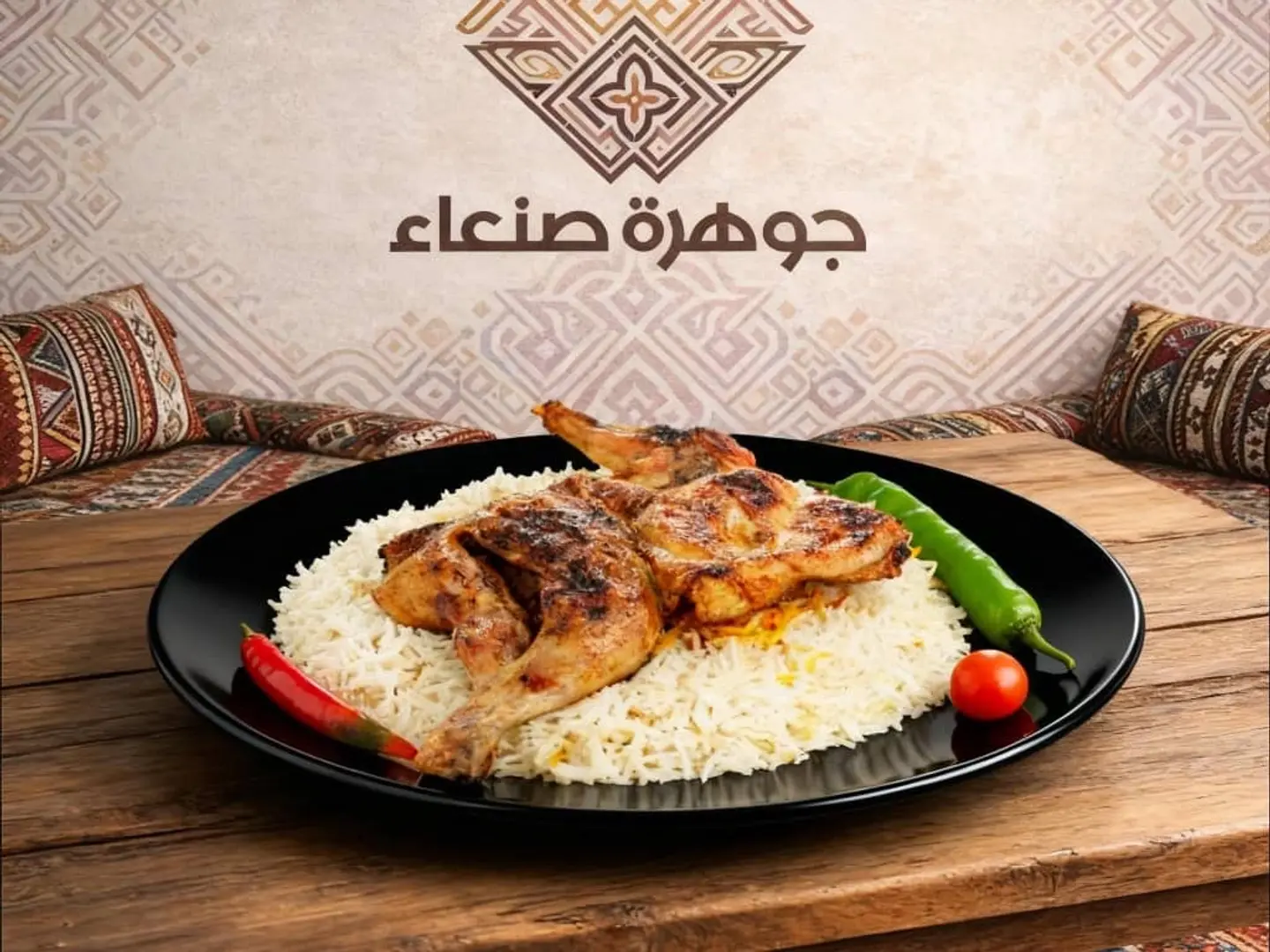 نص مظبي مع الرز