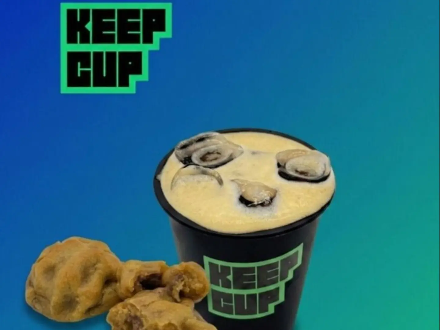 Medium Iced Coffee Of The Day With A Belgian Chocolate Cookie.