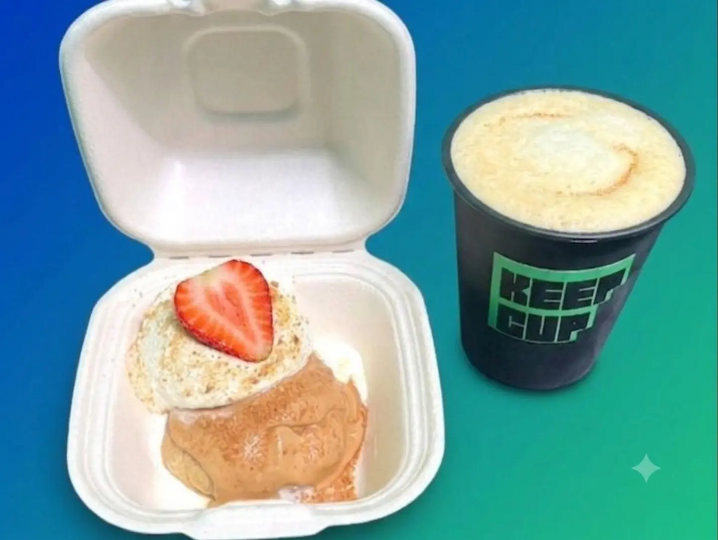Lotus Cookie Pudding + Ice Meduim Coffee
