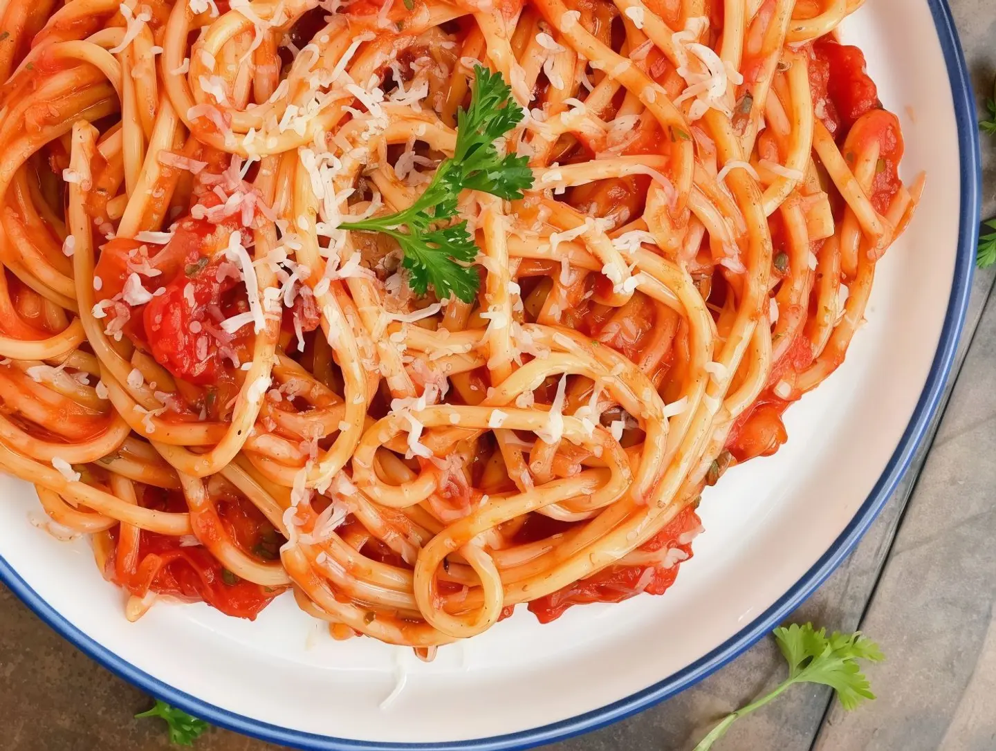 Spaghetti With Chicken Musakhan