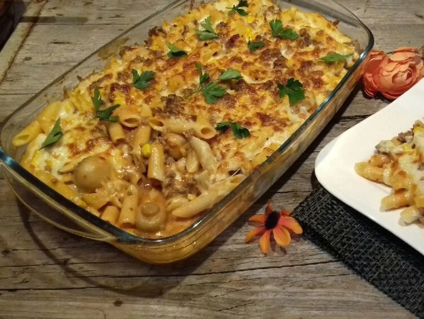 Pasta Bechamel With Minced Meat