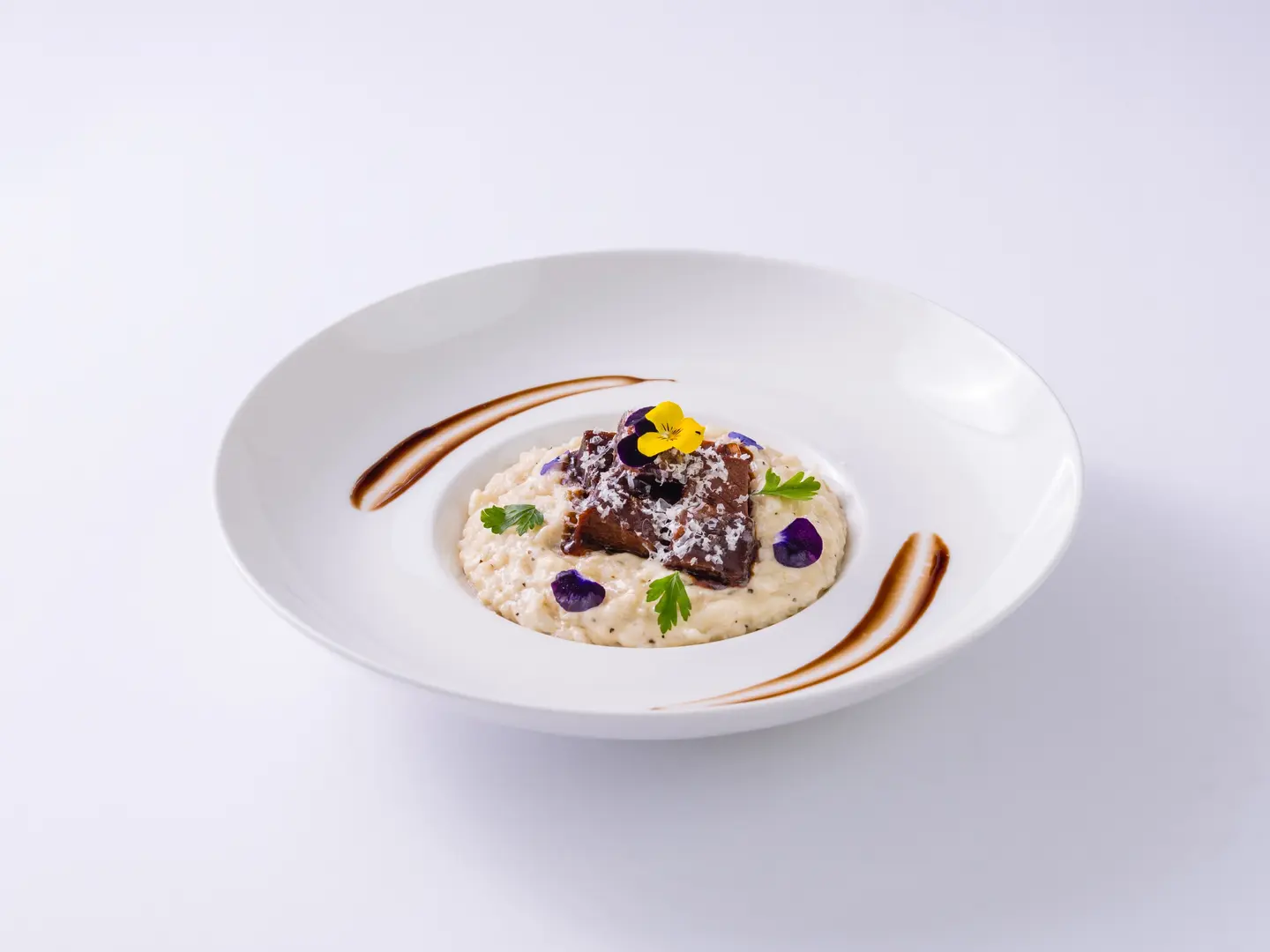 Brisket Truffle Risotto