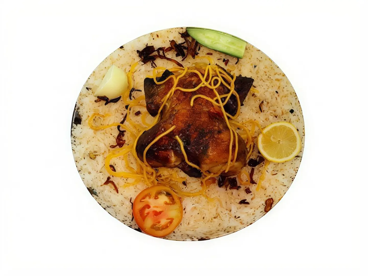 مثلوثة - نص حبة دجاج