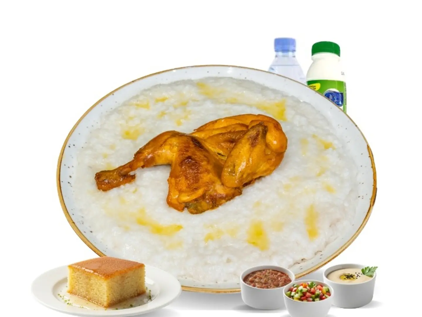 بوكس حجازي نص دجاج مندي مع سليق