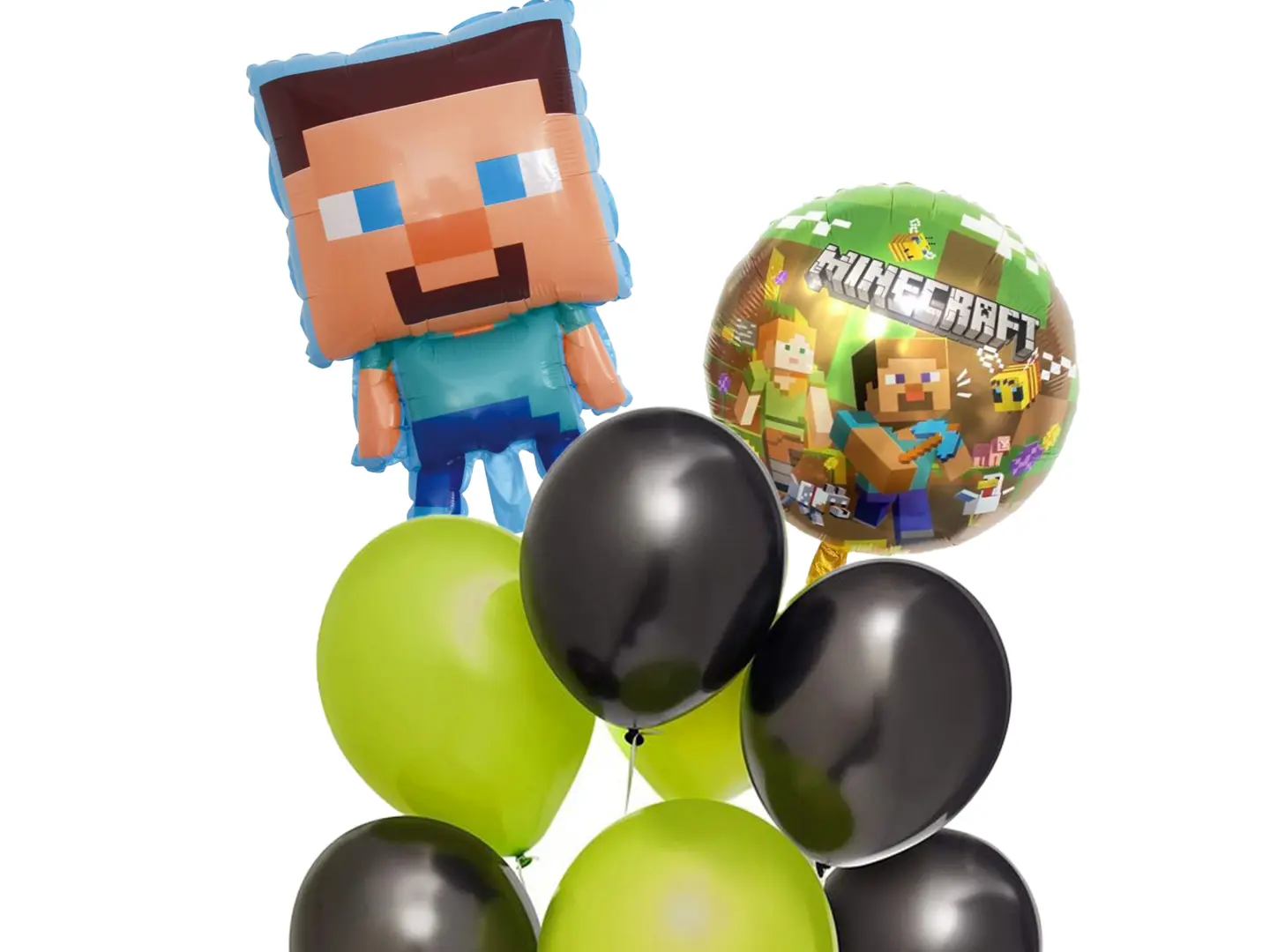 Mindcraft Birthday Balloons