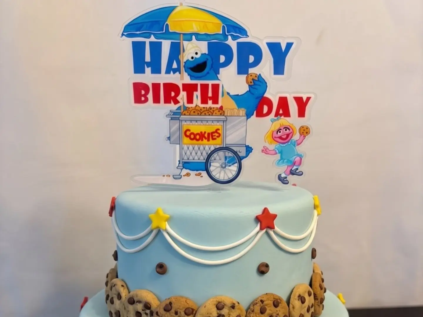 Cookie Monster Cake Topper