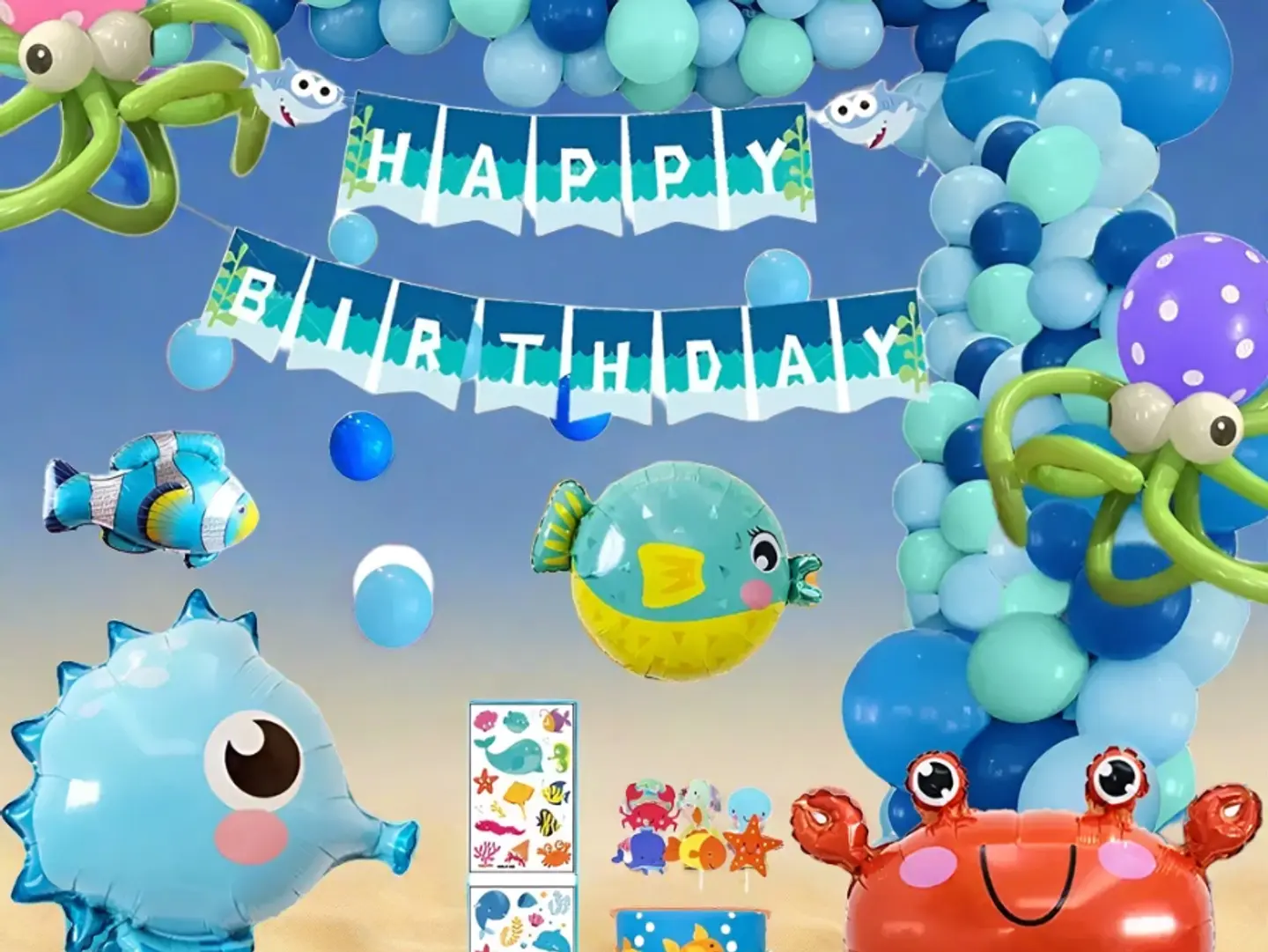 Balloons , Banner Sea World