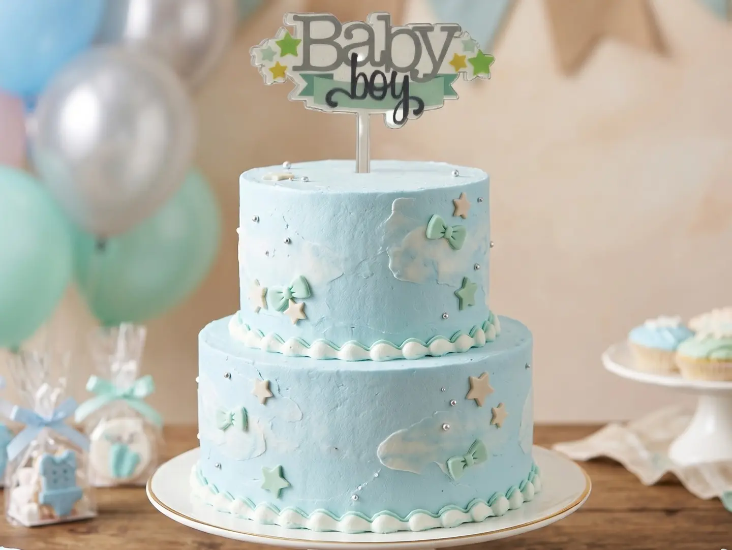 Cake Topper Baby Boy