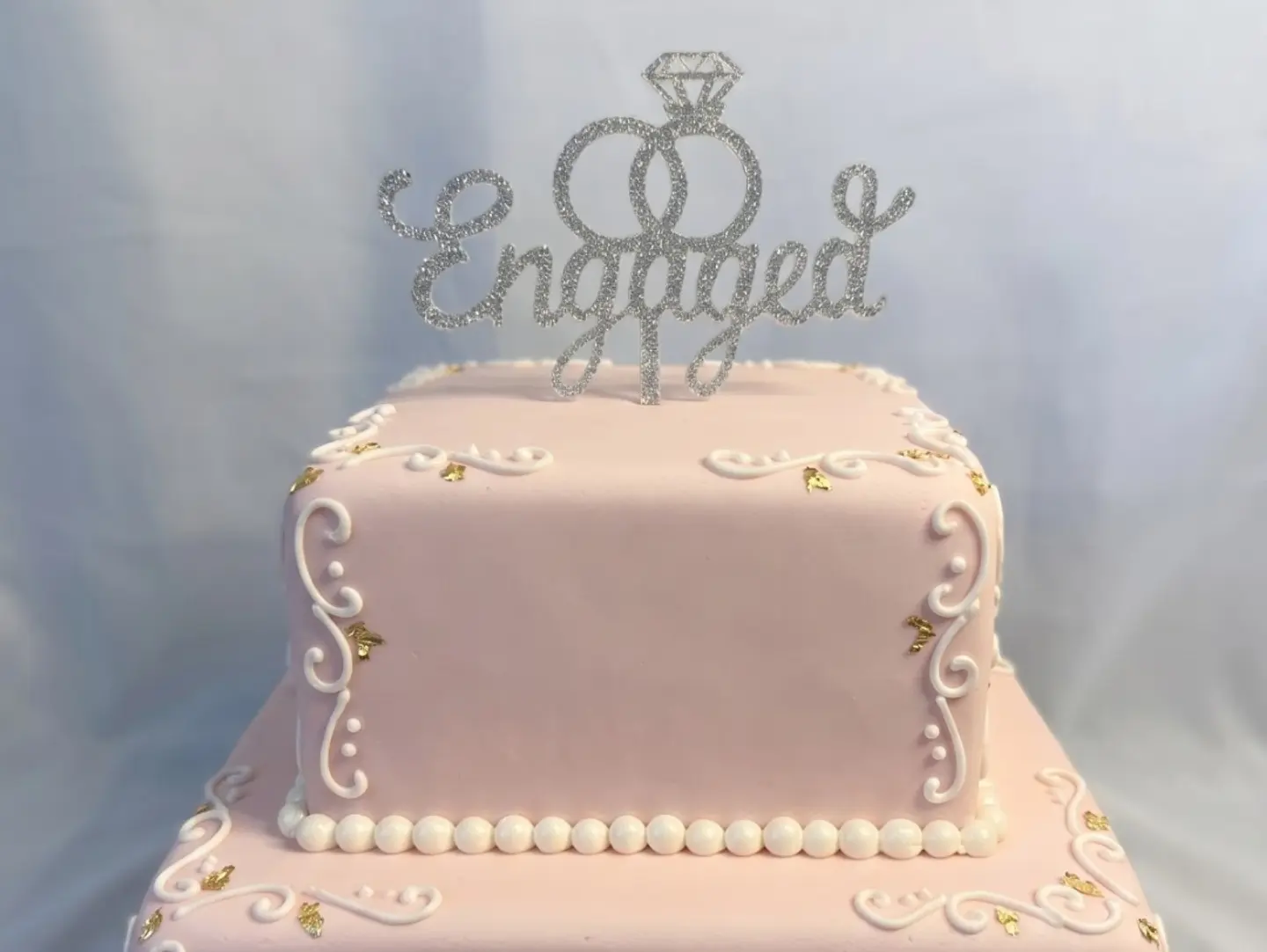 Engegament Cake Topper