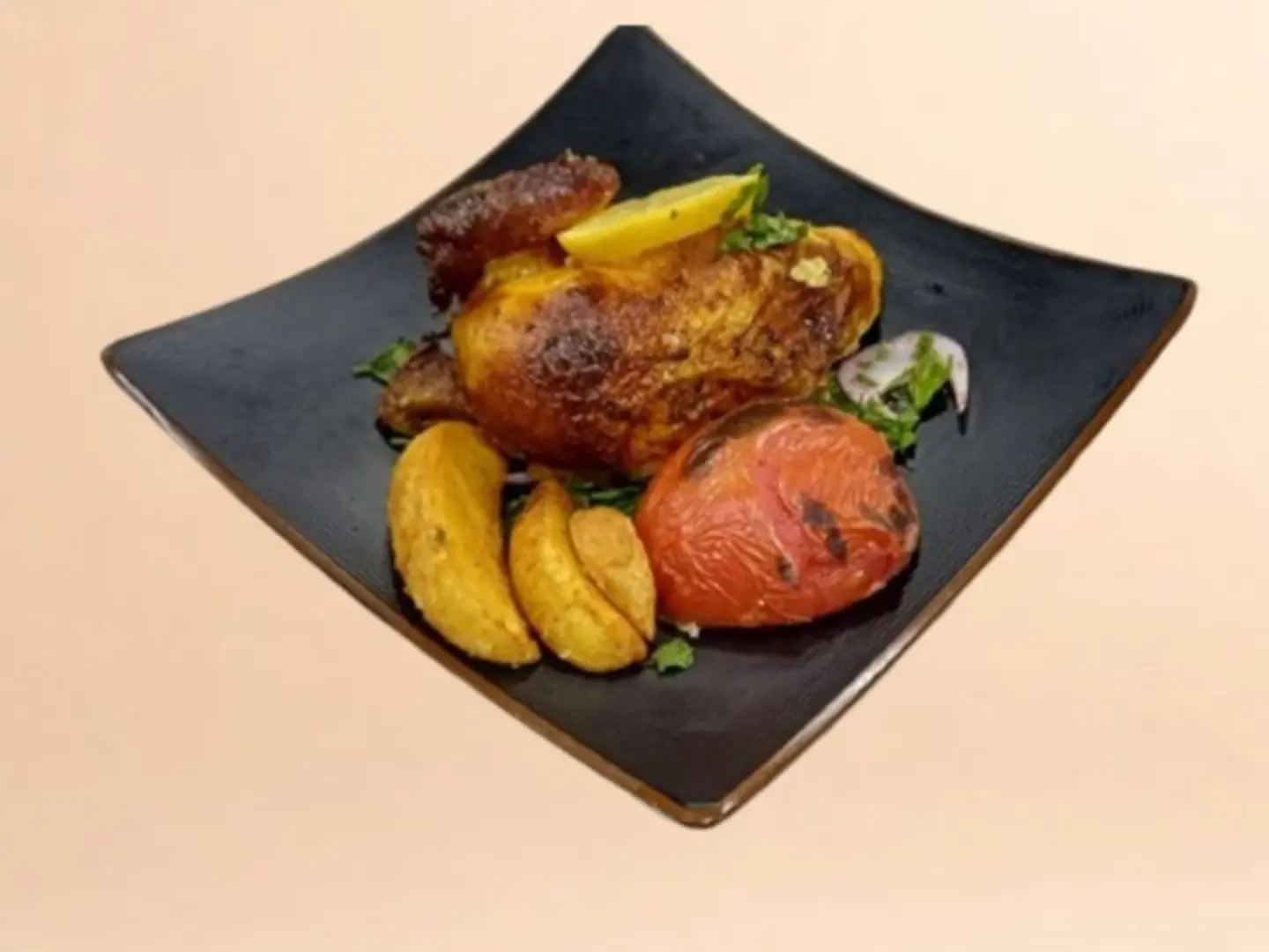 ربع دجاج شواية بدون رز