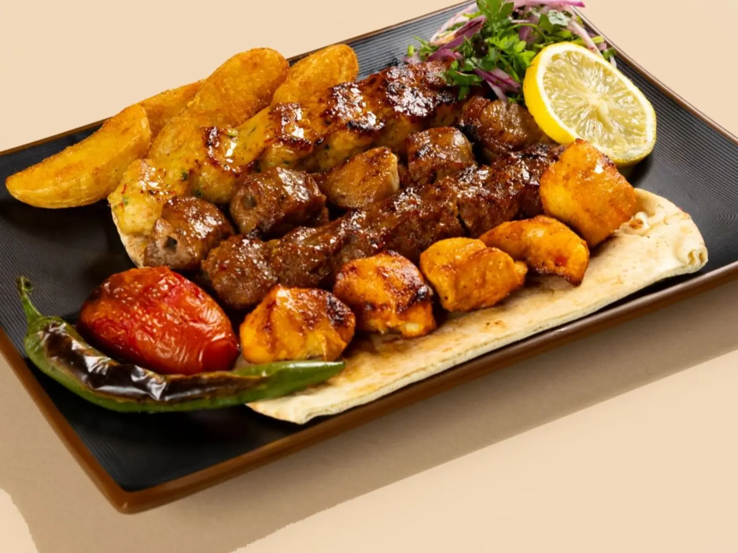 نفر مشكل ( دجاج - لحم - اوصال )