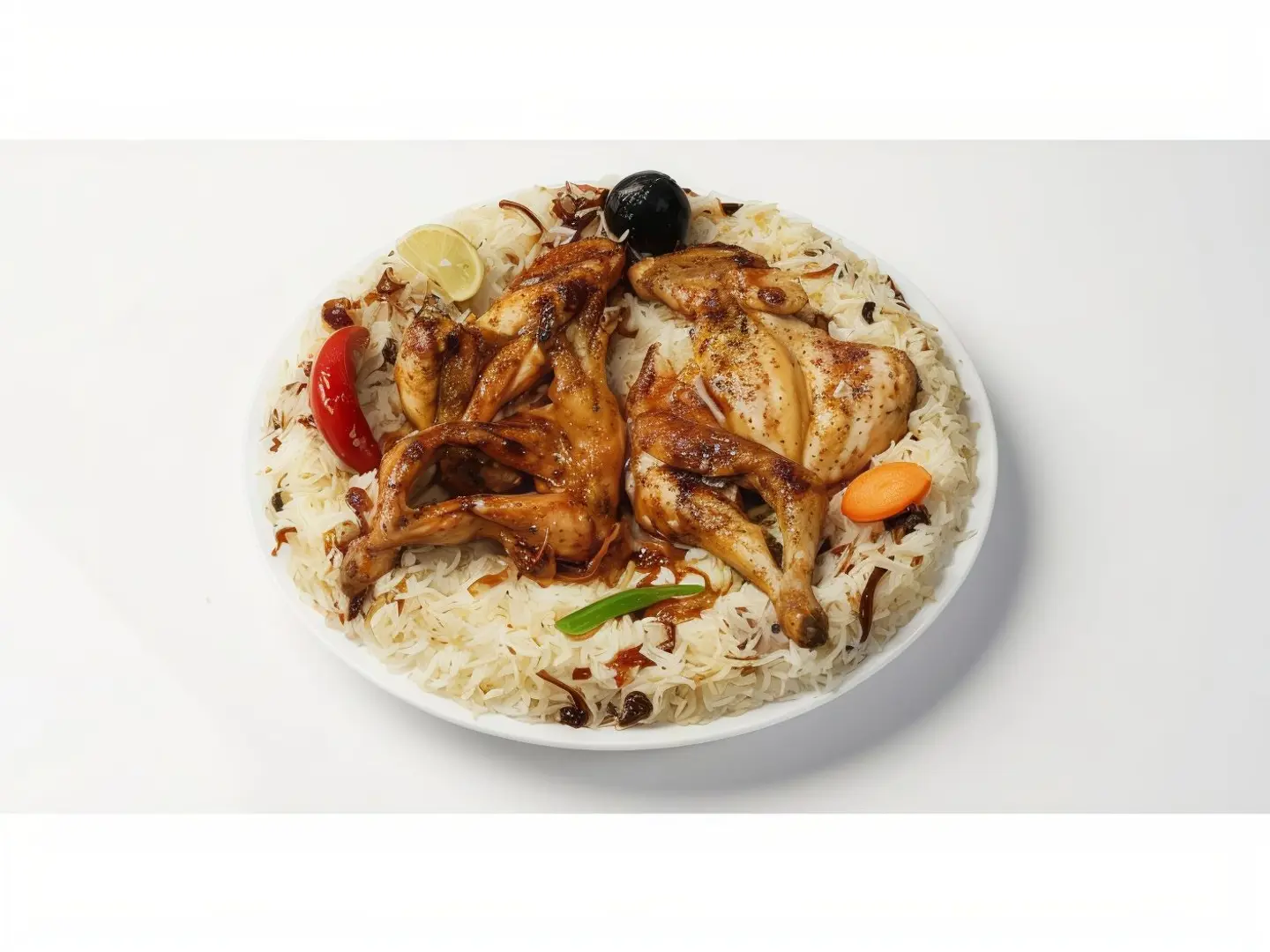 نصف مظبي دجاج