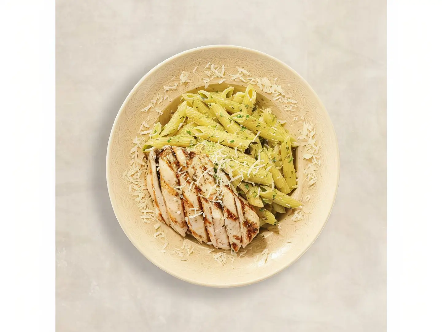 Basil Chicken Penne Pasta