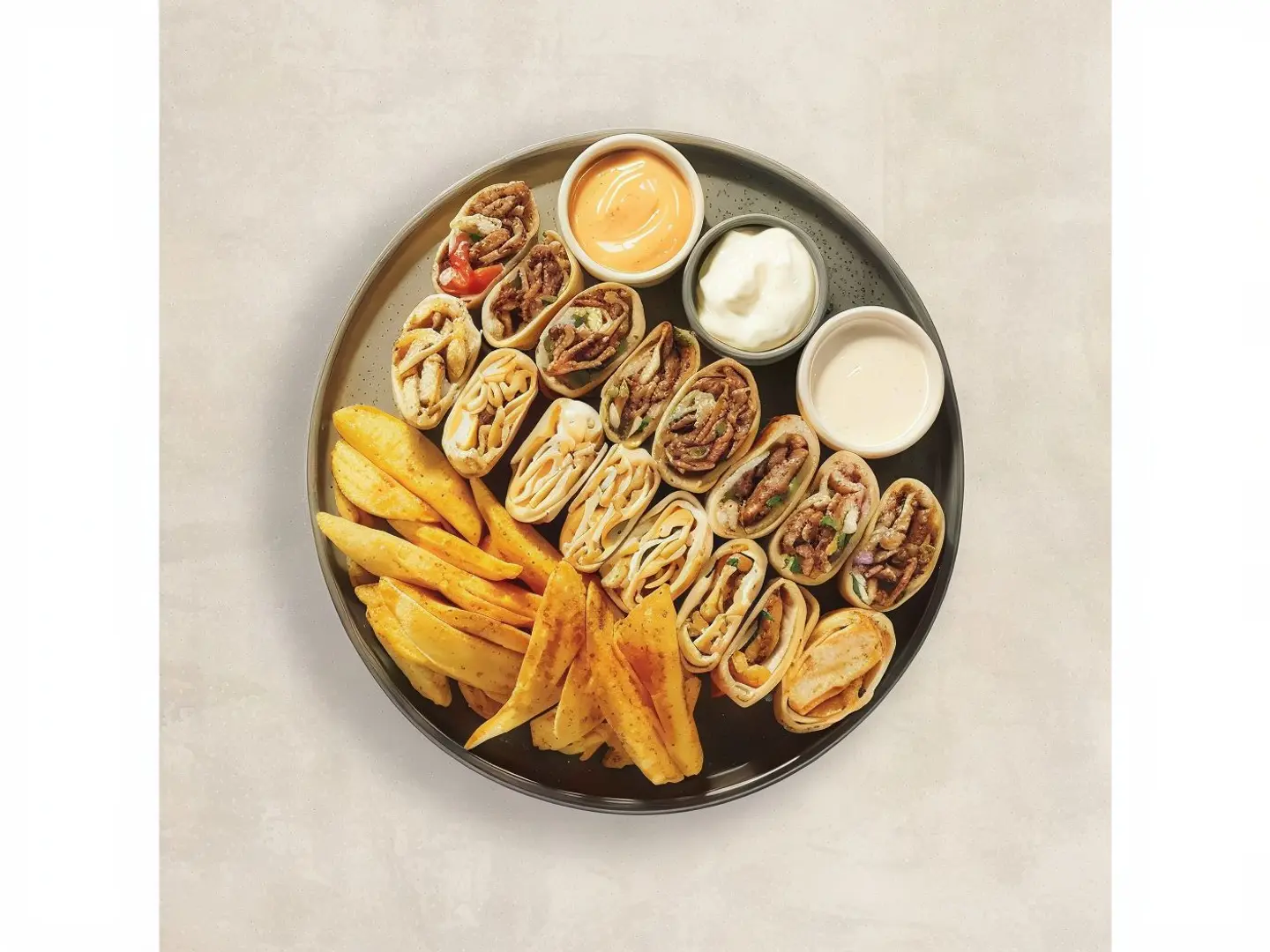 Mix Cheese Shawarma Meal